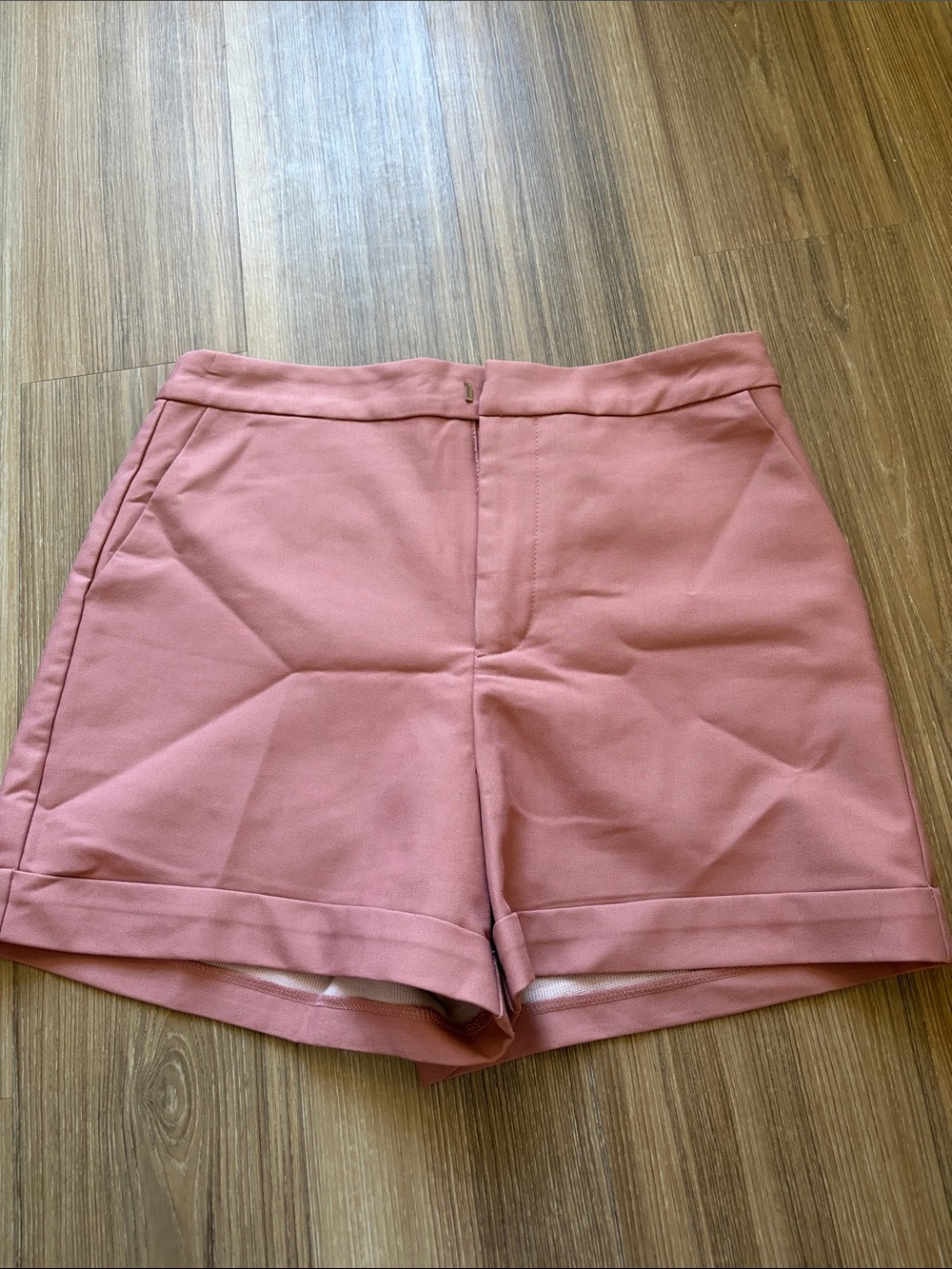 Endless Rose Dusty Rose Tailored High-Waist Shorts